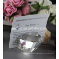 2015 diamante forma de mini titular do cartão de nome de cristal para presentes do negócio